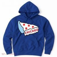 Deep Dish Chicago Pizza Flag Hoodie thumb 0