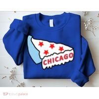 Deep Dish Chicago Pizza Flag Sweatshirt thumb 2