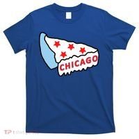 Deep Dish Chicago Pizza Flag T-Shirt thumb 0