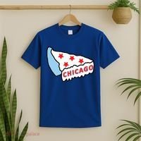 Deep Dish Chicago Pizza Flag T-Shirt thumb 2