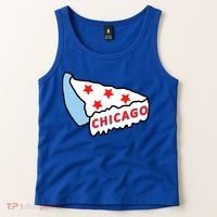 Deep Dish Chicago Pizza Flag Tank Top thumb 2