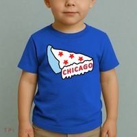 Deep Dish Chicago Pizza Flag Toddler T-Shirt thumb 2
