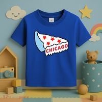 Deep Dish Chicago Pizza Flag Toddler T-Shirt thumb 3