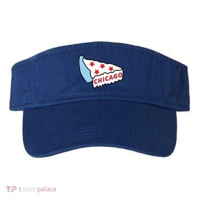 Deep Dish Chicago Pizza Flag Visor