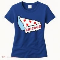 Deep Dish Chicago Pizza Flag Women's T-Shirt thumb 0