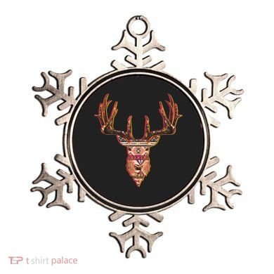 Deer Antlers Wilderness Pattern Ornament