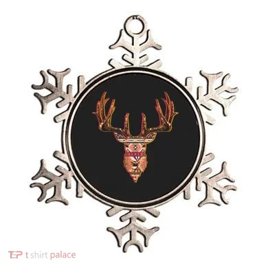 Deer Antlers Wilderness Pattern Ornament