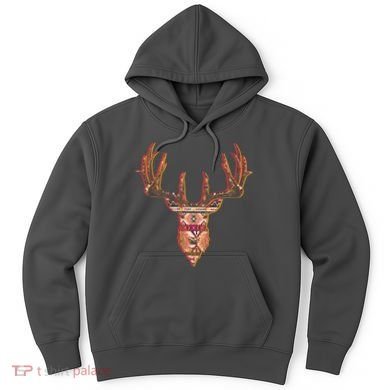 Deer Antlers Wilderness Pattern Hoodie