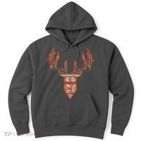 Deer Antlers Wilderness Pattern Hoodie thumb 0