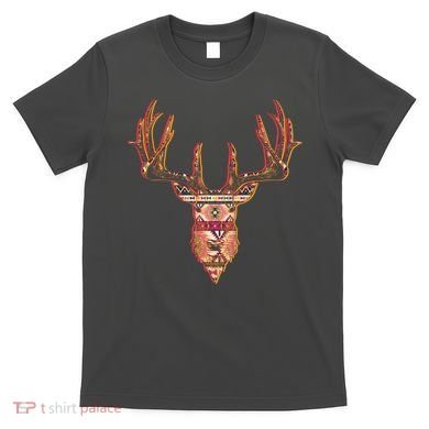 Deer Antlers Wilderness Pattern T-Shirt