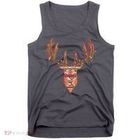 Deer Antlers Wilderness Pattern Tank Top thumb 0