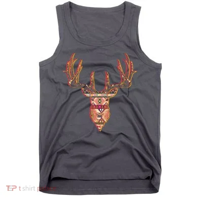 Deer Antlers Wilderness Pattern Tank Top