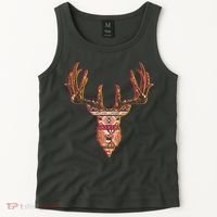 Deer Antlers Wilderness Pattern Tank Top thumb 2