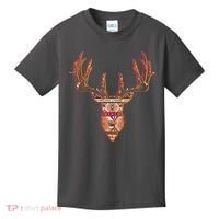 Deer Antlers Wilderness Pattern Kids T-Shirt thumb 0