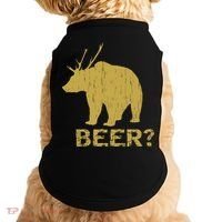 Deer Bear Beer Moose Elk Hunting Funny Doggie Tank thumb 0