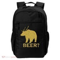 Deer Bear Beer Moose Elk Hunting Funny Backpack thumb 0