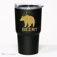 Deer Bear Beer Moose Elk Hunting Funny Tumbler thumb 0