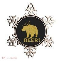 Deer Bear Beer Moose Elk Hunting Funny Ornament thumb 0