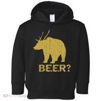 Deer Bear Beer Moose Elk Hunting Funny Toddler Hoodie thumb 0