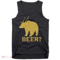 Deer Bear Beer Moose Elk Hunting Funny Tank Top thumb 0