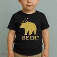 Deer Bear Beer Moose Elk Hunting Funny Toddler T-Shirt thumb 2