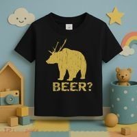 Deer Bear Beer Moose Elk Hunting Funny Toddler T-Shirt thumb 3