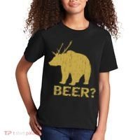 Deer Bear Beer Moose Elk Hunting Funny Kids T-Shirt thumb 2