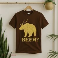 Deer Bear Beer Moose Elk Hunting Funny T-Shirt thumb 2