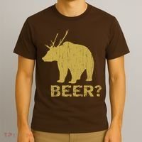 Deer Bear Beer Moose Elk Hunting Funny T-Shirt thumb 3
