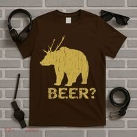 Deer Bear Beer Moose Elk Hunting Funny T-Shirt thumb 5