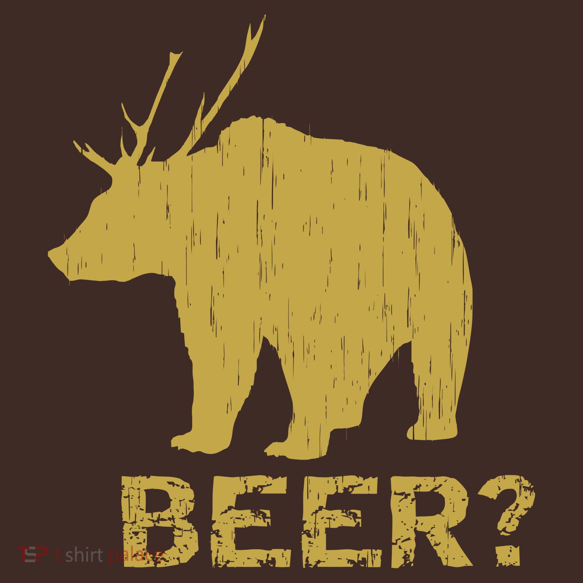 Deer Bear Beer Moose Elk Hunting Funny Baby Bodysuit