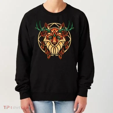 Deer Fox Abstract Women's Sweatshirt