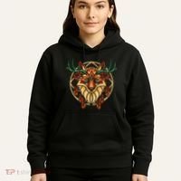 Deer Fox Abstract Hoodie thumb 5