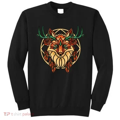 Deer Fox Abstract Sweatshirt