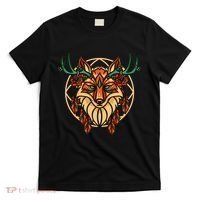 Deer Fox Abstract T-Shirt thumb 0