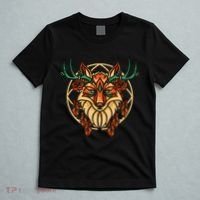 Deer Fox Abstract T-Shirt thumb 5