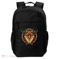 Deer Fox Abstract Backpack thumb 0