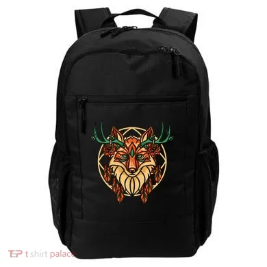 Deer Fox Abstract Backpack