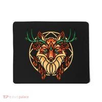 Deer Fox Abstract Mousepad thumb 0