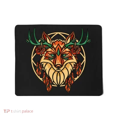 Deer Fox Abstract Mousepad