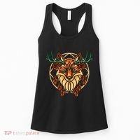 Deer Fox Abstract Women's Tank Top thumb 0