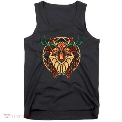 Deer Fox Abstract Tank Top