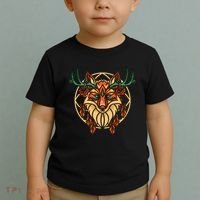 Deer Fox Abstract Toddler T-Shirt thumb 2