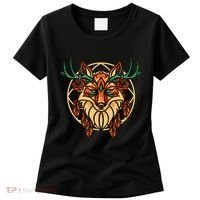 Deer Fox Abstract Women's T-Shirt thumb 0