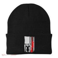 Deer Hunting Distressed USA American Flag Beanie thumb 0