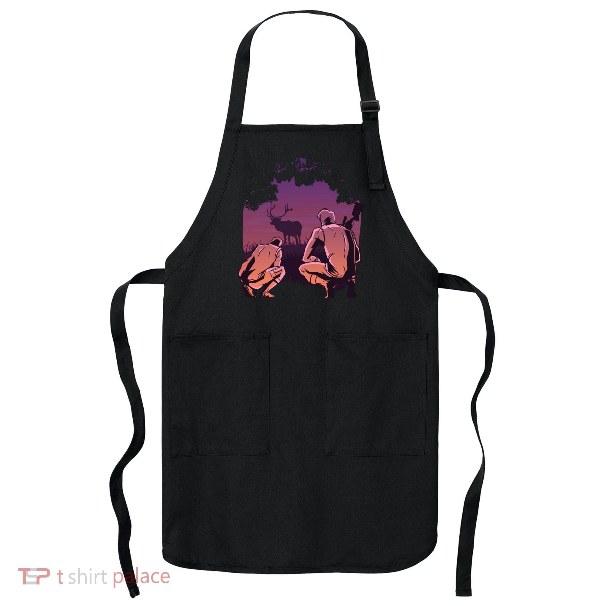 Deer Hunting Scene Apron