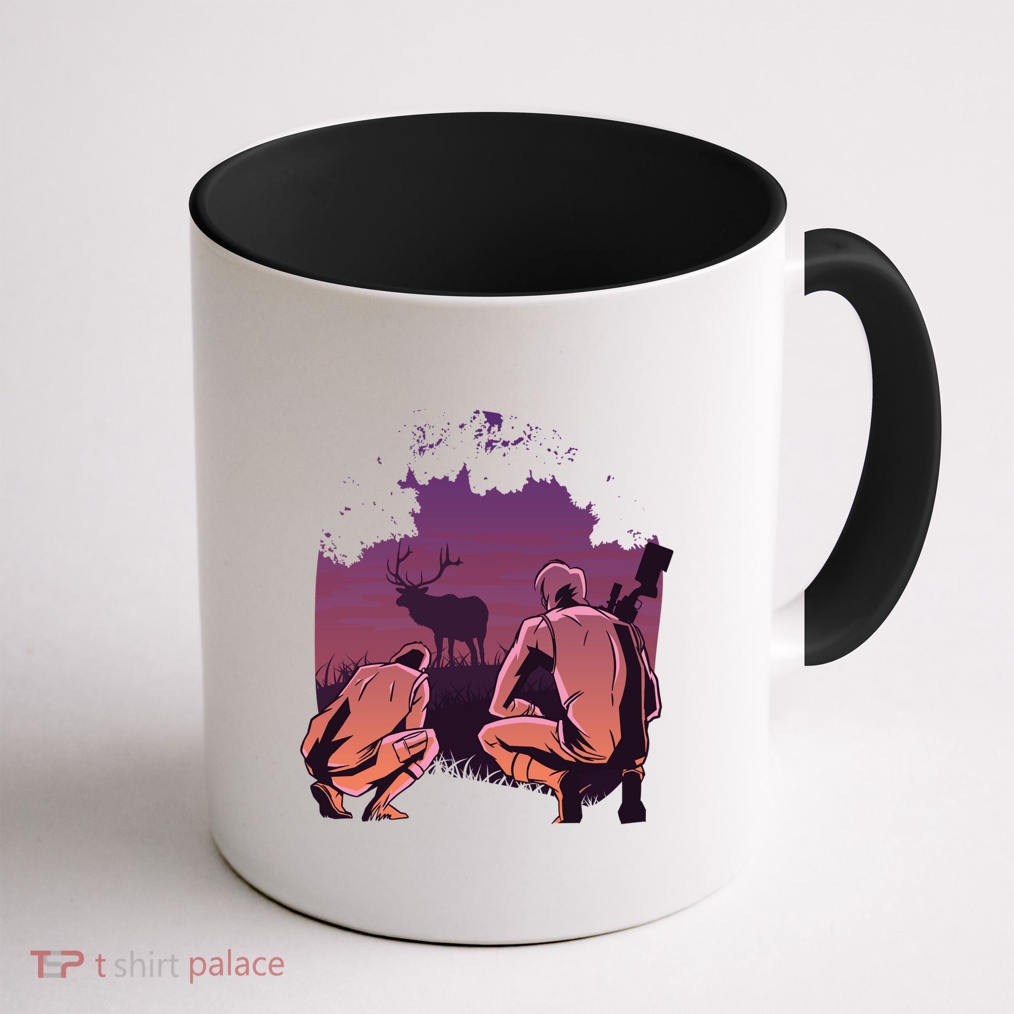 Deer Hunting Scene Coffee Mug