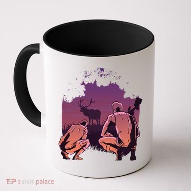 Deer Hunting Scene Coffee Mug