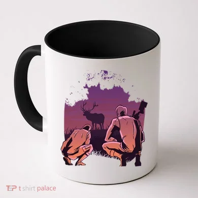 Deer Hunting Scene Coffee Mug