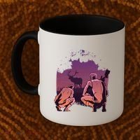 Deer Hunting Scene Coffee Mug thumb 2